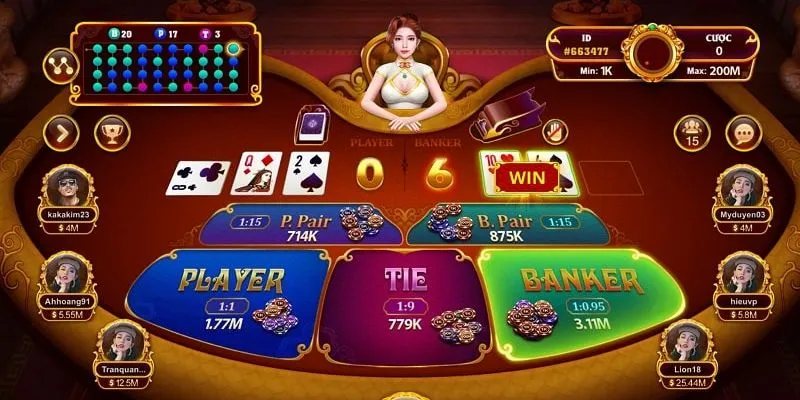 Đôi nét về game bài baccarat kim tài tại Nhatvip